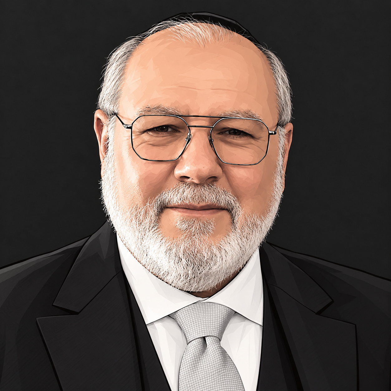 Ritratto di Rav Eliahu Alexander Meloni